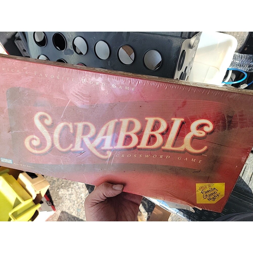Hasbro Vintage 2001 SCRABBLE Word Board Game (Brand New | NIB | Factory Sealed)